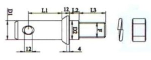 tiller-pin